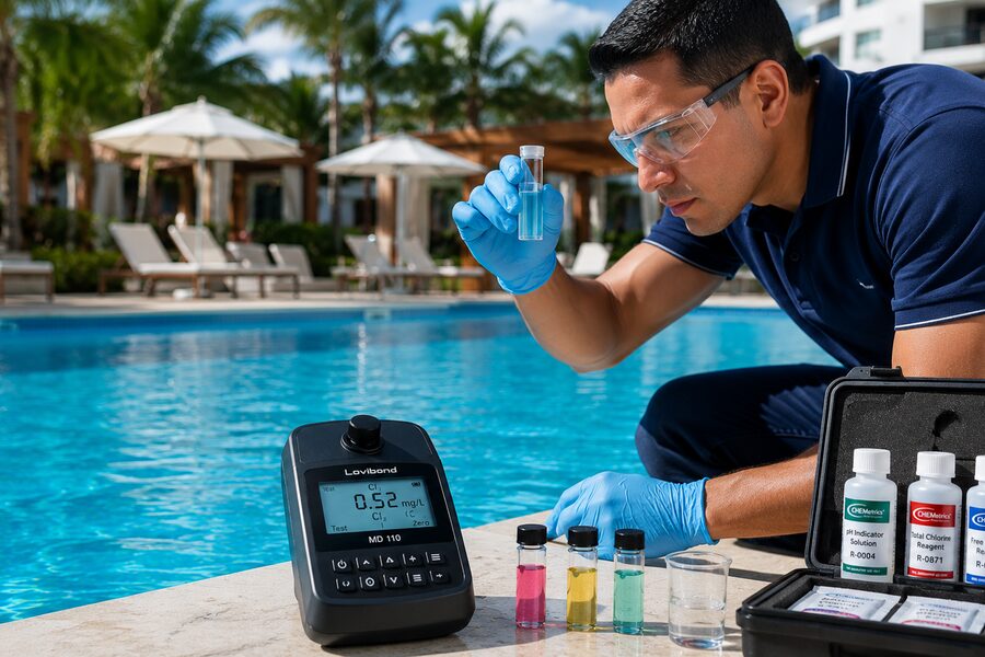 Análisis de agua potable con equipos Lovibond