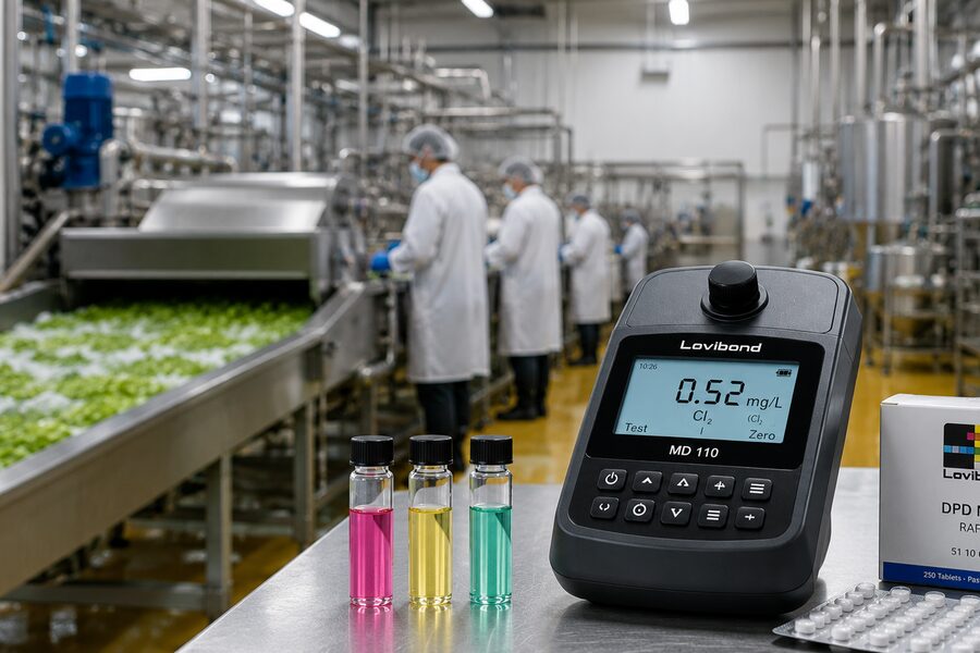 Monitoreo de calidad del agua en planta industrial